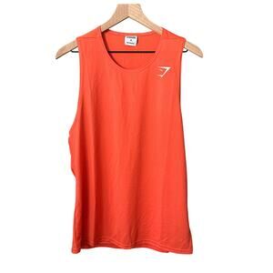 Gymshark Arrival Sleevless Tank Mens Orange Medium
